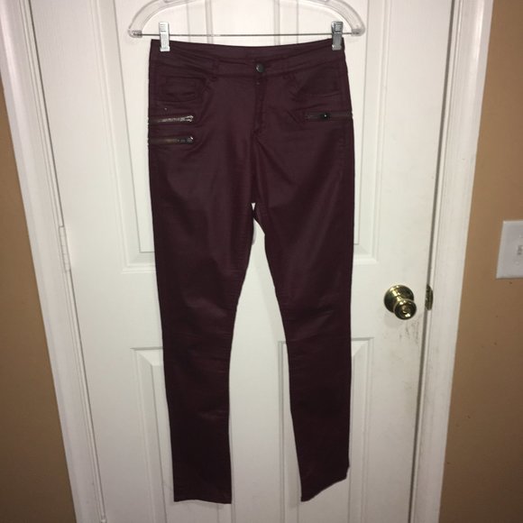 Divided H&M, Faux Leather Skinny Pants, Size 4 C3 - Picture 1 of 8